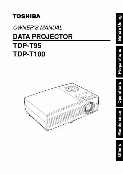 Toshiba Projector Accessories TDP-T95-page_pdf
